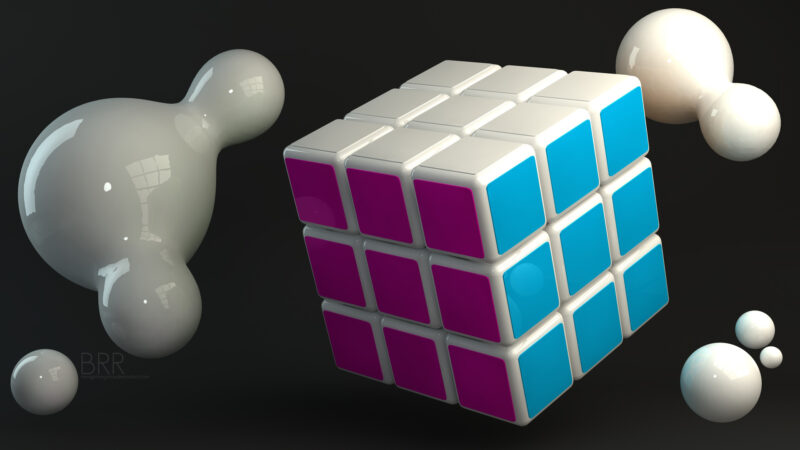 Hình ảnh do Rubik vẽ 3D