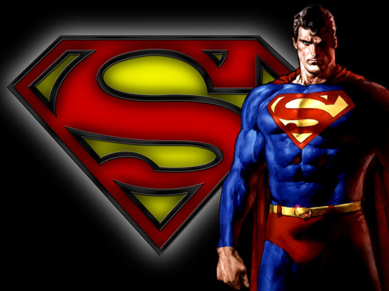 Hình ảnh siêu nhân và logo