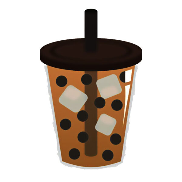 Hình ảnh trà sữa hoạt hình hương socola lạnh