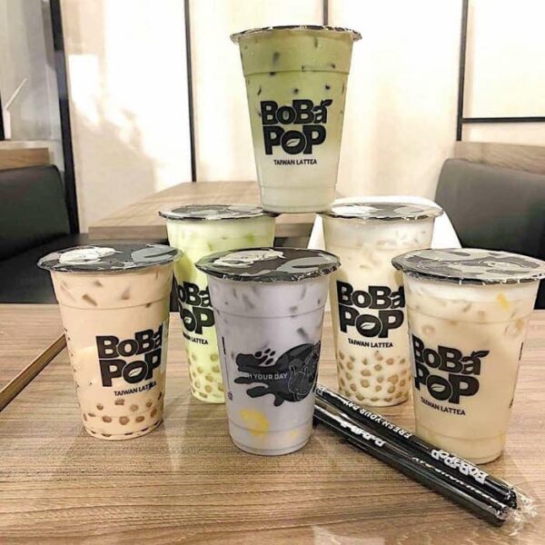 hình ảnh trà sữa tự chụp 6 ly 6 hương vị