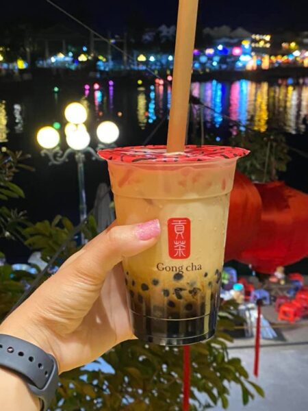 hình ảnh trà sữa tự chụp Gong Cha