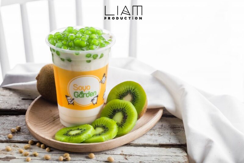 hình ảnh trà sữa tự chụp hương kiwi thanh mát