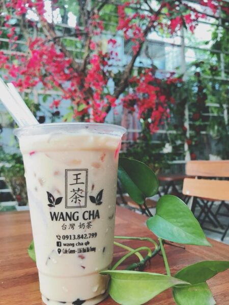 hình ảnh trà sữa tự chụp wang cha
