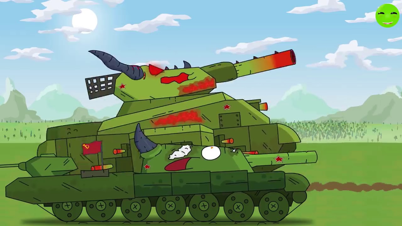 How to draw tank Дора combined КВ44 Vietnam  Cartoons about tanks   YouTube