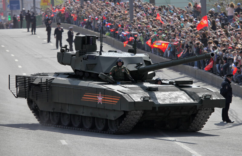 Hình ảnh xe tăng T-14 Arnata của Nga