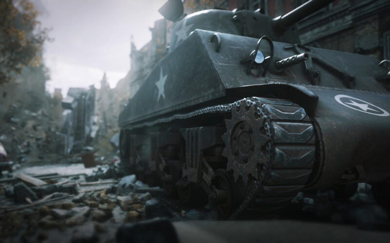 Hình ảnh xe tăng trong Call of Duty WWII