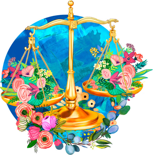 Hình cung Thiên Bình de thương