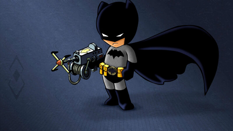 Hình nền Batman 4k chibi