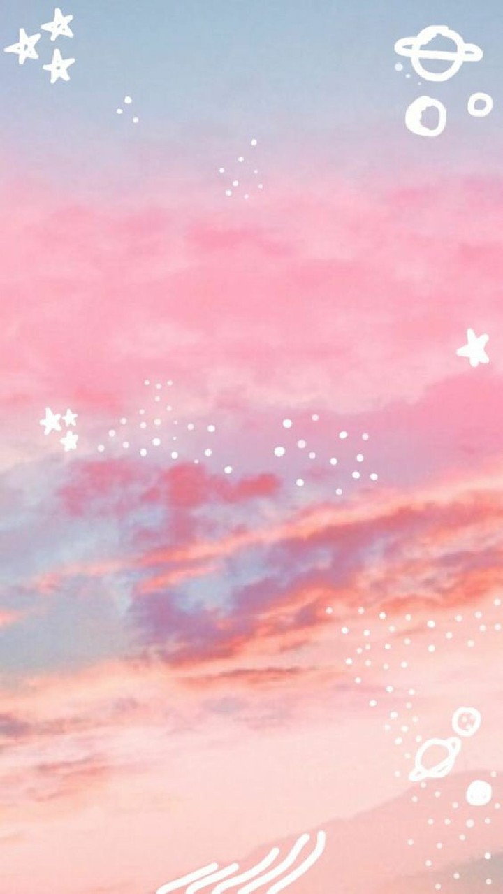 Hình nền động bầu trời trăng sao màu hồng đẹp tuyệt trần  Giấy dán tường  dải ngân hà Bầu trời Hình nền