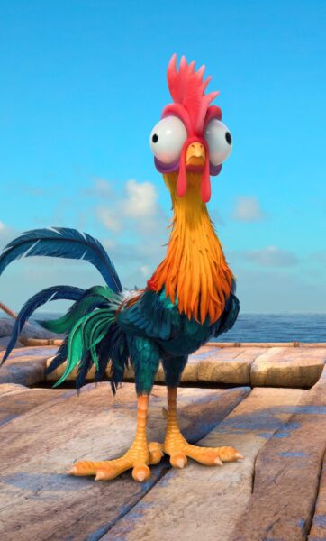 Hình nền con gà 3D trong phim hoạt hình