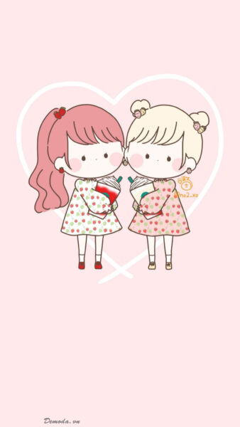Hình nền cute bff