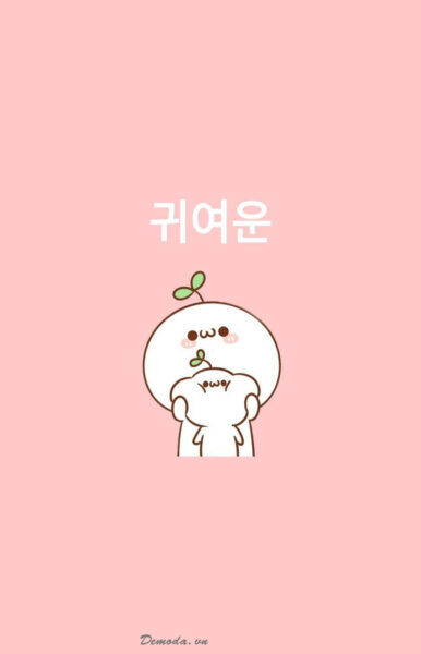 Hình nền cute có chữ