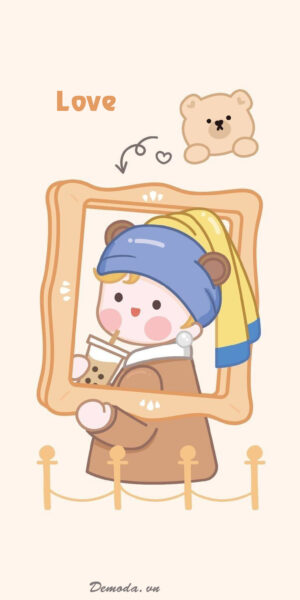 Hình nền cute có chữ đẹp