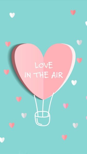 Hình nền cute có chữ màu xanh cho điện thoại