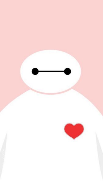 hình nền cute dễ thương baymax xinh đẹp màu sáng