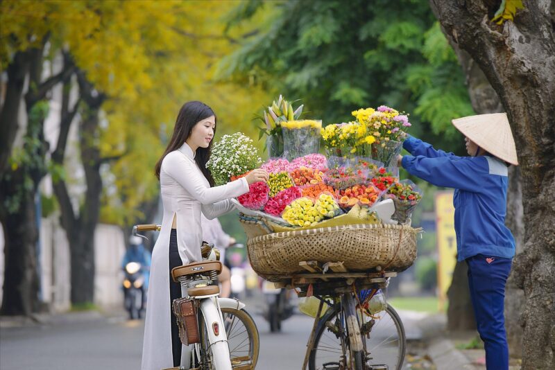 Hintergrundbilder von Herbst in Hanoi
