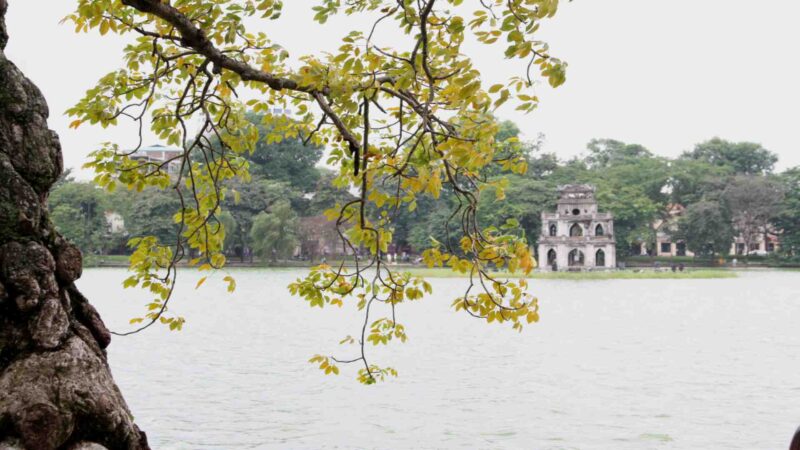 hình nền Hà Nội ở Hồ Gươm