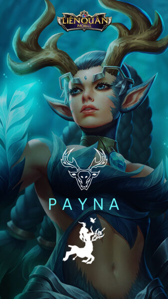 hình nền liên quân payna - cô gái tóc xanh cho mobile