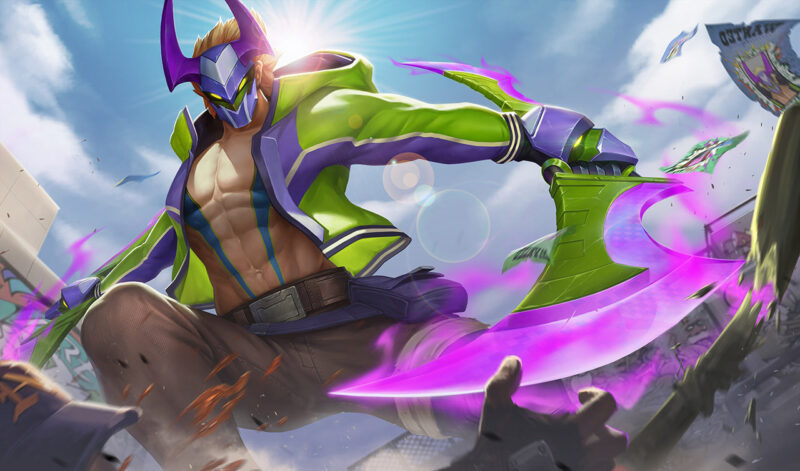 hình nền liên quân tướng nakroth chiến đấu hết mình