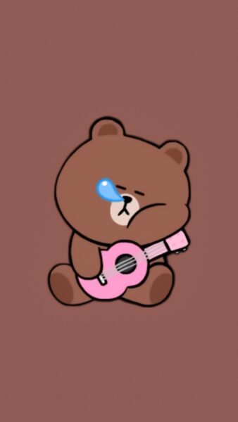 Hình nền màu nâu hài hước