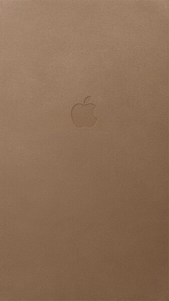 Hình nền màu nâu nhạt với apple