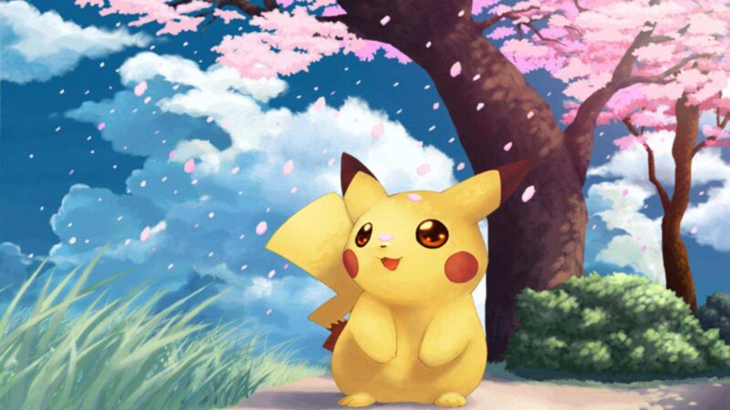 hình nền pokemon 3d pikachu dễ thương