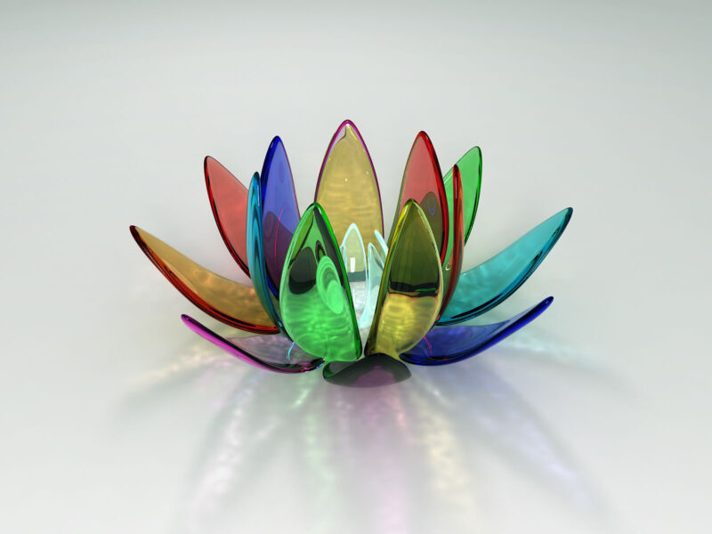 hình nền powerpoint 3d hình bông hoa