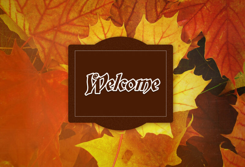 hình nền powerpoint slide mở đầu lá đỏ mùa thu