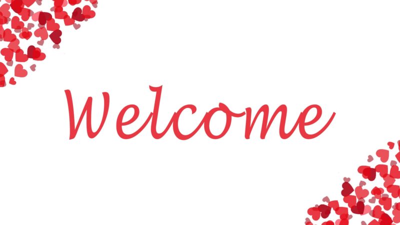 hình nền powerpoint slide mở đầu trái tim đỏ nền sáng