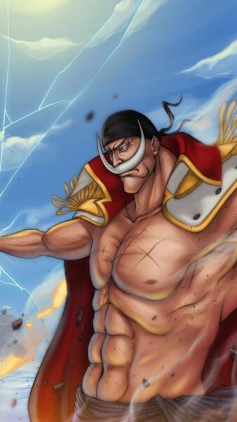 Hình nền Râu Trắng One Piece chiến đấu hết mình