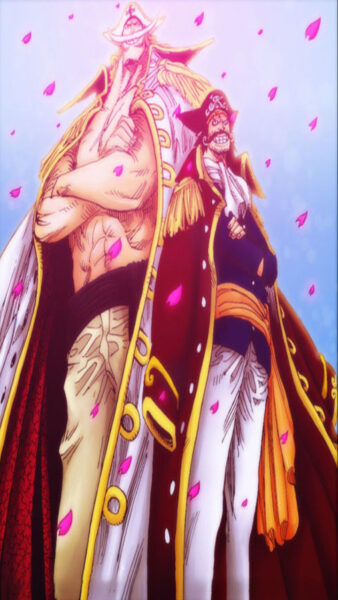 Hình nền Râu Trắng One Piece cùng 1 người bạn