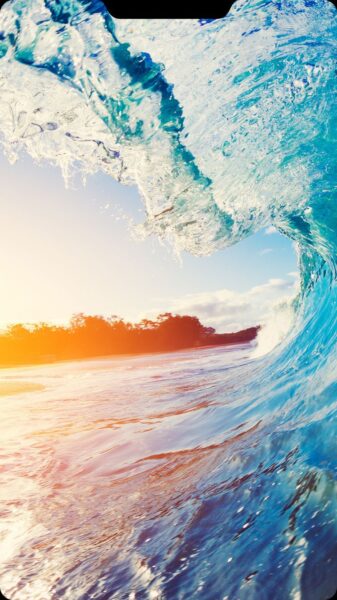 Hình nền sóng biển iPhone