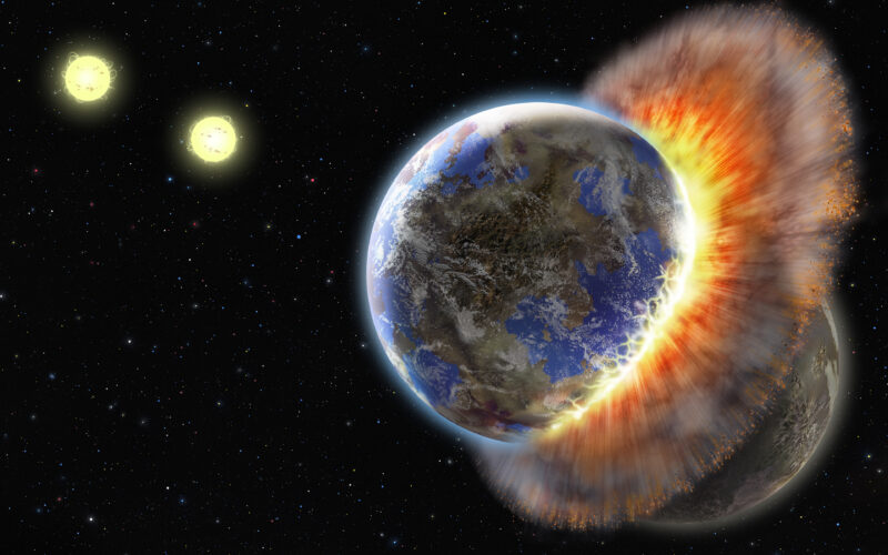 Hình nền Trái Đất vũ Trụ huyền ảo 3D