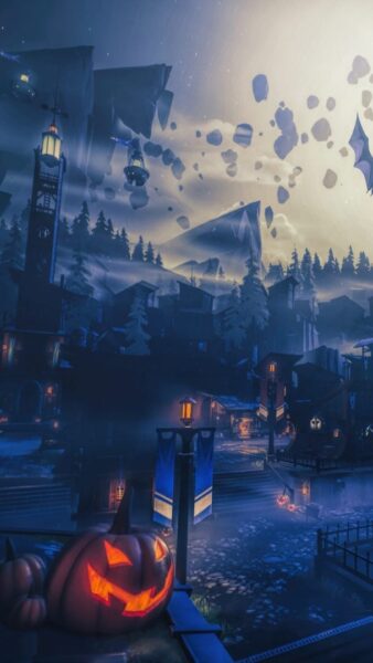 hình nền zalo đẹp hallowen 3D