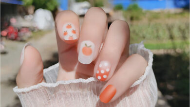 mẫu nail trái cây