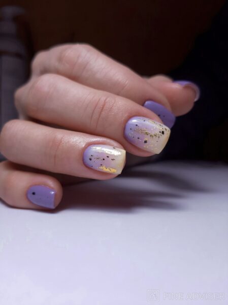 Mẫu nail trứng cút dáng ngắn