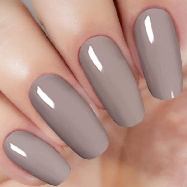 Mẫu nail xám móng dài