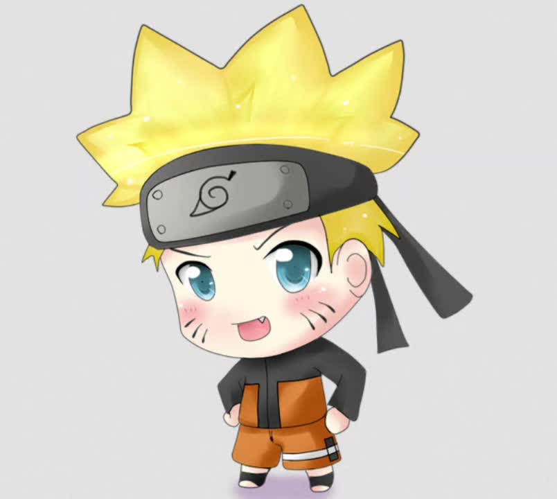 Những Ảnh Naruto Chibi Cute Ngầu, 3D Đẹp Nhất 2022