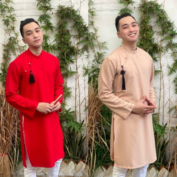 những mẫu áo dài cách tân nam 2022