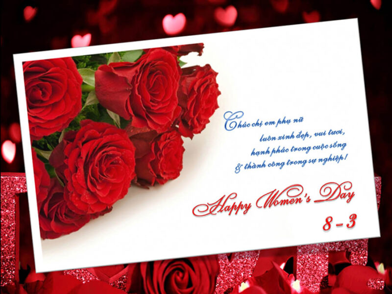 Ảnh 8 3 đẹp thiệp hoa hồng đỏ nền trắng