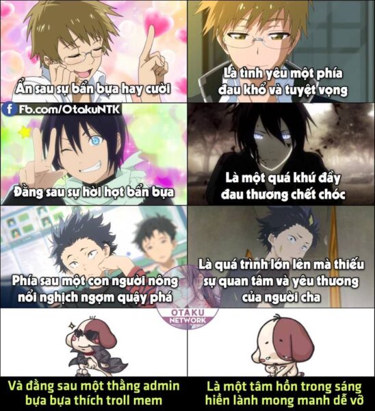 Ảnh anime chế hài hước cho bạn
