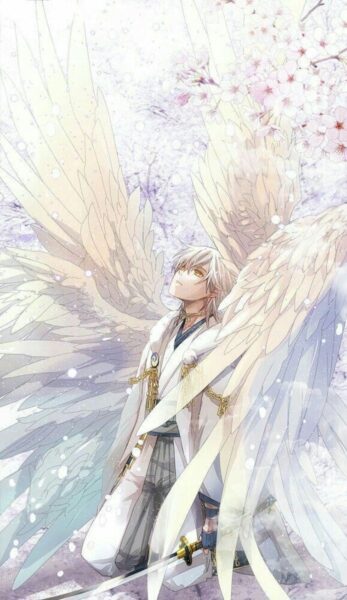 Ảnh anime thiên thần có cánh đẹp nam