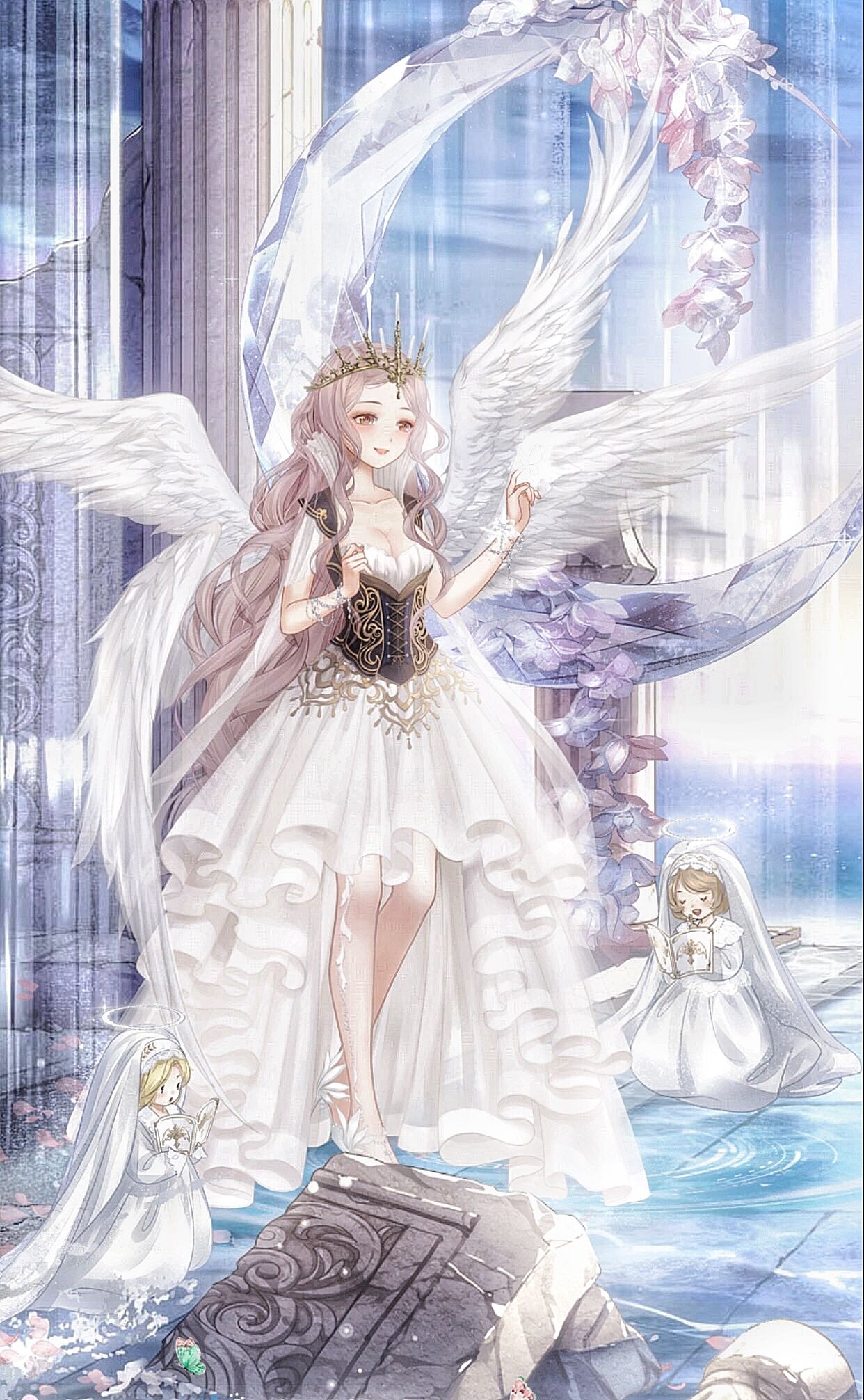 200 Tranh tô màu thiên thần đẹp nhất dễ tải dễ in Update 2023