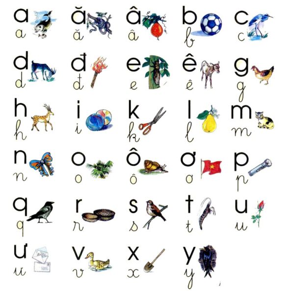 Alphabet-Fotos für Telefone mit Groß- und Kleinbuchstaben mit Beschreibungsbildern