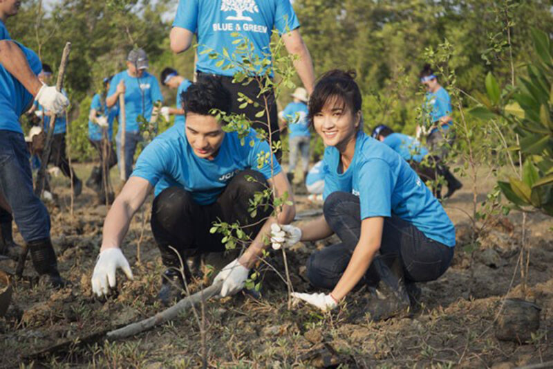 ảnh bảo vệ môi trường chiến dịch trồng rừng