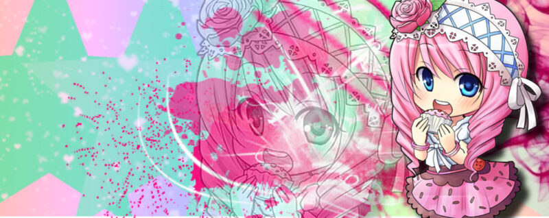 Ảnh bìa cute dễ thương màu hồng