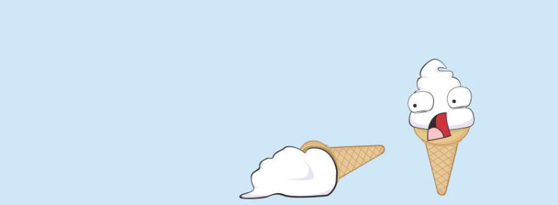 Ảnh bìa cute kem hoạt hình