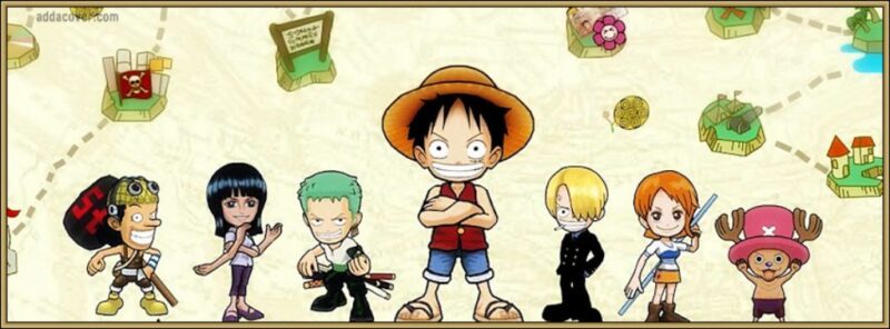 Ảnh bìa cute One Piece dễ thương