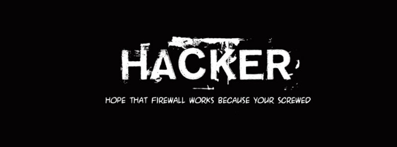 Ảnh hacker hacker hy vọng rằng tường lửa hoạt động vì bạn đã bị hỏng