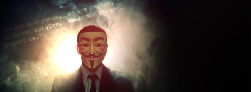 Ảnh bìa hacker trong khói ảo dịu